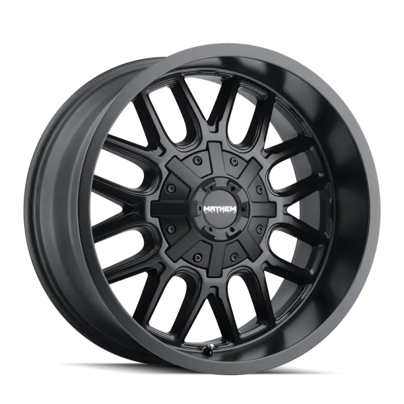 Mayhem Cogent 18X9 Alloy Wheel – 8X165.1 Bolt Pattern, Zero Offset, 130.8Mm Hub Bore, Matte Black 1