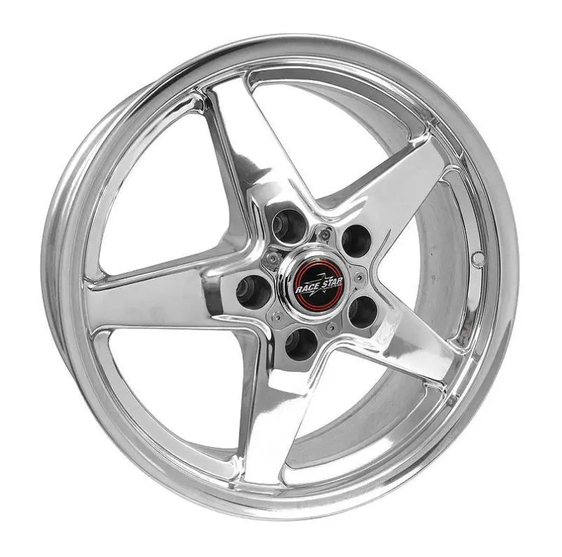 Race Star Drag Star 17×9.5 Alloy Wheel – 5×4.75 Bolt Pattern, +7.20″ Backspace, Polished Finish 1