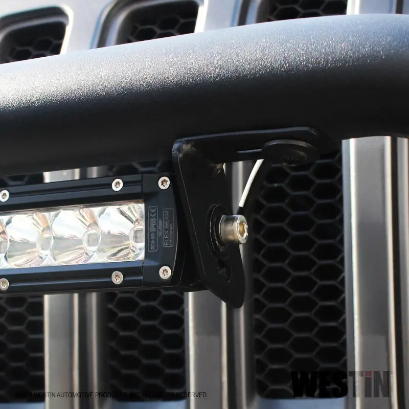 Westin Led Light Mount Brackets – Texas Black Finish For Jeep Wrangler Jk (2007–2018) & Jl (2018–2022) 1