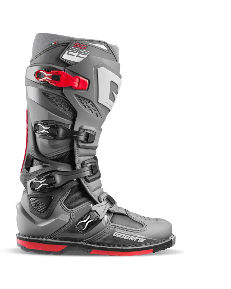 Gaerne Sg22 Boot Anthracite/ Black/Red Size - 9 1