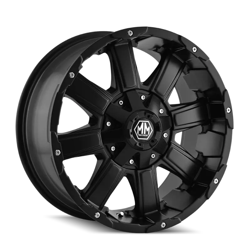 Mayhem 8030 Matte Black Alloy Wheel – 18X9 1