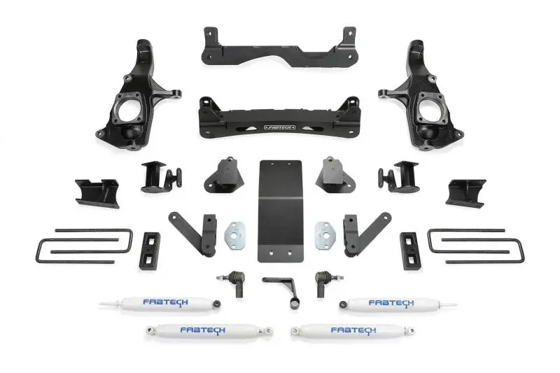 Fabtech 4-Inch Lift System – Gm 3500Hd (2011–2019), 2Wd/4Wd – Includes Performance Shocks 1