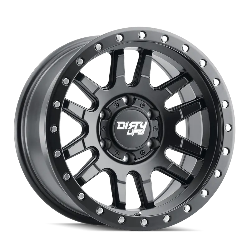 Dirty Life 9309 Canyon Pro 17X9/6X135 Bp/0Mm Offset/87.1Mm Hub Matte Black Wheel - Beadlock 1