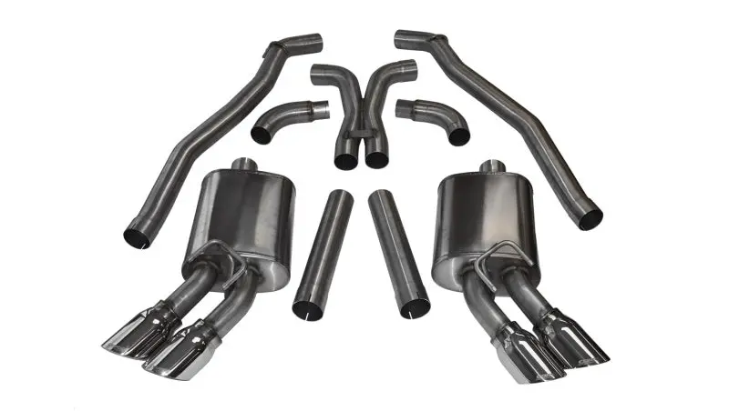 Corsa Polished Sport Cat-Back Exhaust With Xo Pipe For 2012–2013 Camaro Zl1 6.2L V8 Coupe 1