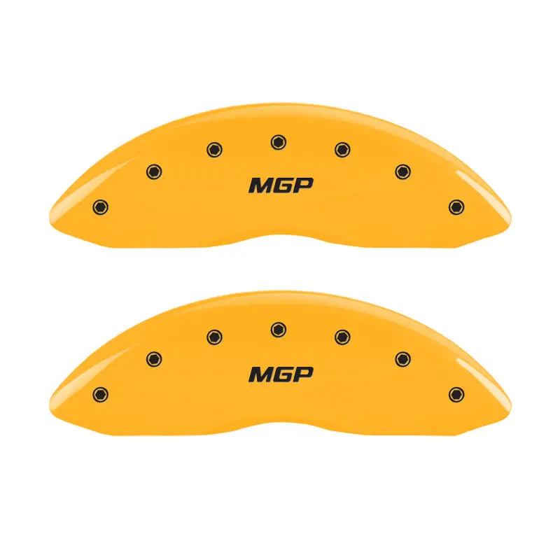 Mgp Engraved Front And Rear Brake Caliper Covers – Mgp Yellow With Black Accent 1