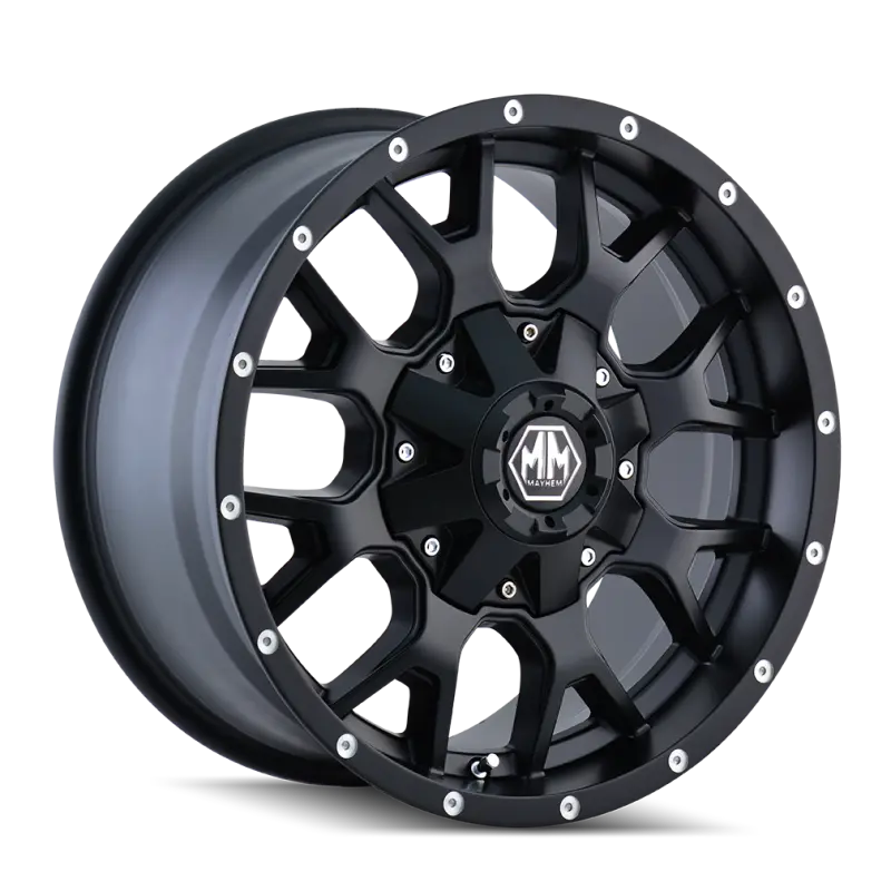 Mayhem Warrior 20X9 Matte Black Wheel – 6X135 Bolt Pattern, -8Mm Offset, 106Mm Hub Bore 1